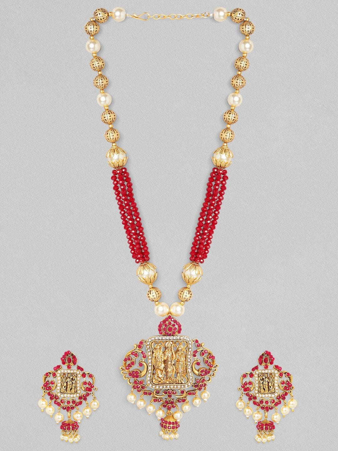 gold-plated-maroon-red-necklace-set-necklace-set-33867043897518