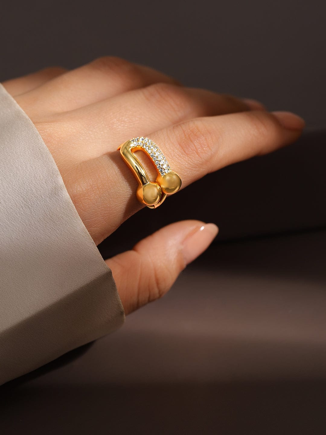 rubans-18k-gold-plated-adjustable-finger-ring-with-textured-dual-beads-cz (1)