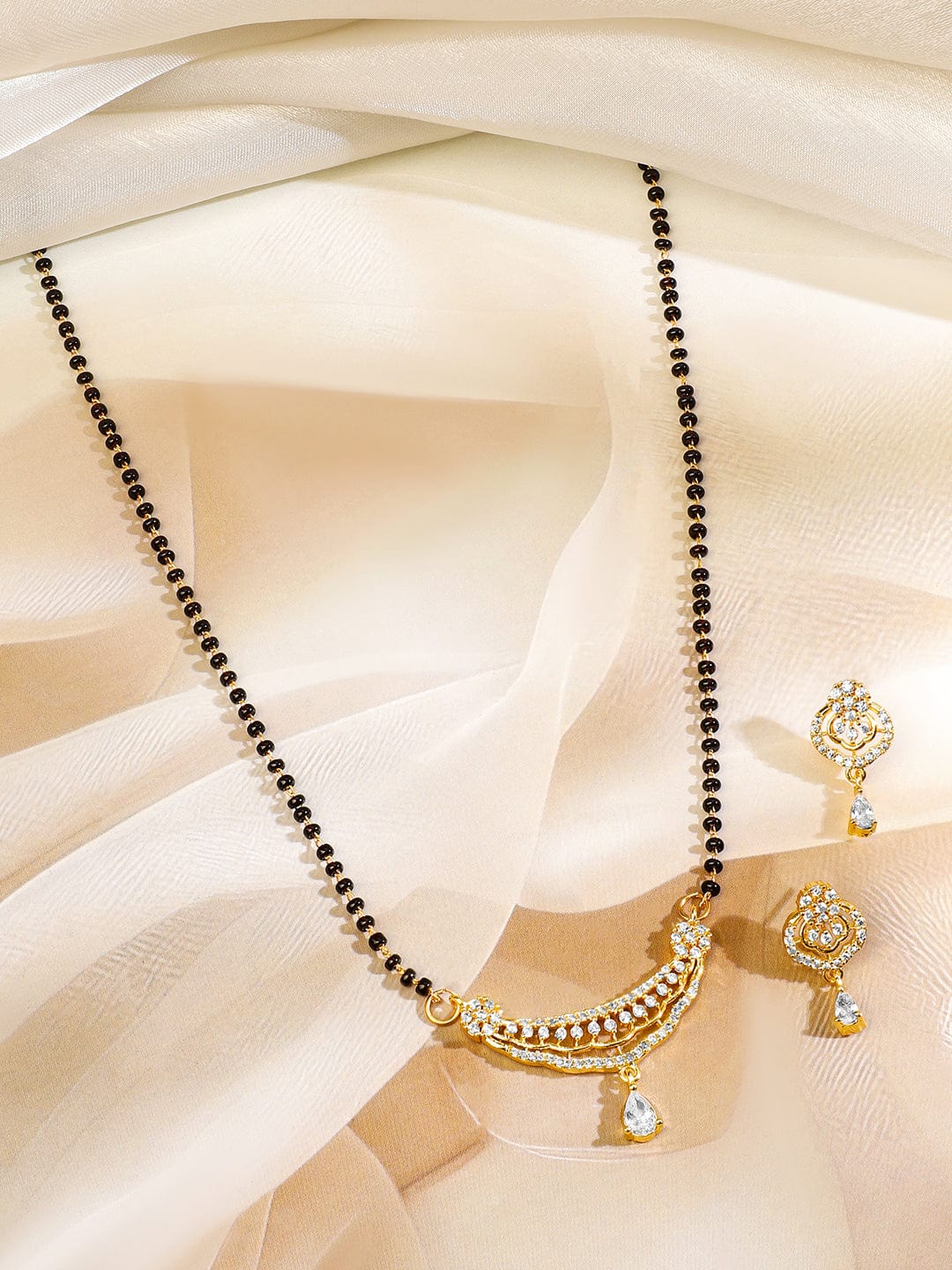 rubans-18k-gold-plated-white-cubic-zirconia-studded-curved-bar-mangalsutra-se