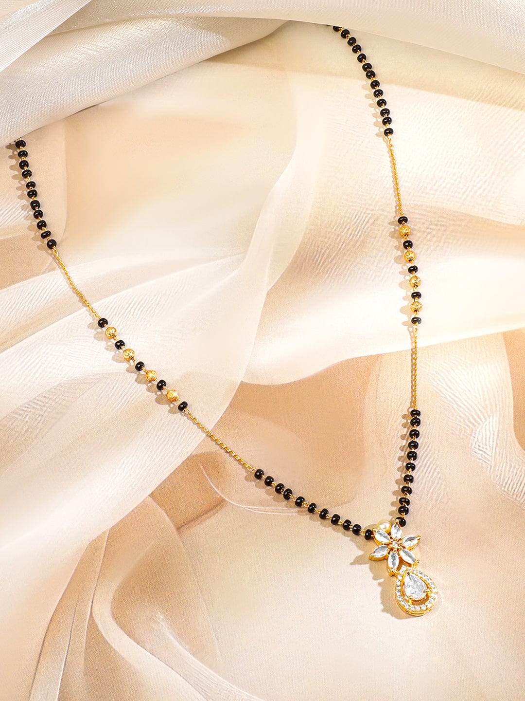 rubans-18k-gold-plated-white-cubic-zirconia-studded-floral-teardrop-pendant-m