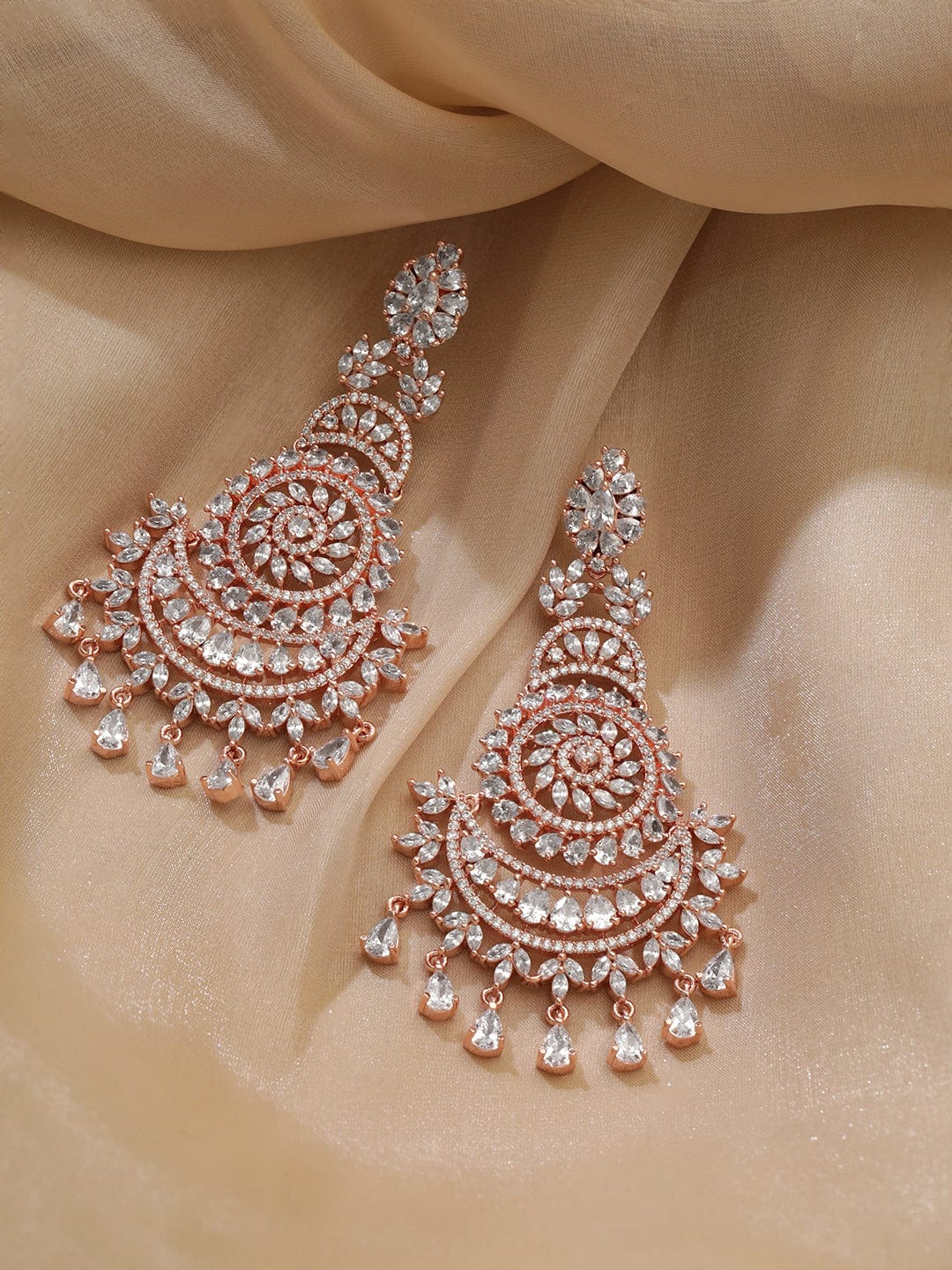 rubans-18k-rosegold-plated-crystal-zirconia-studded-statement-dangle-earrings