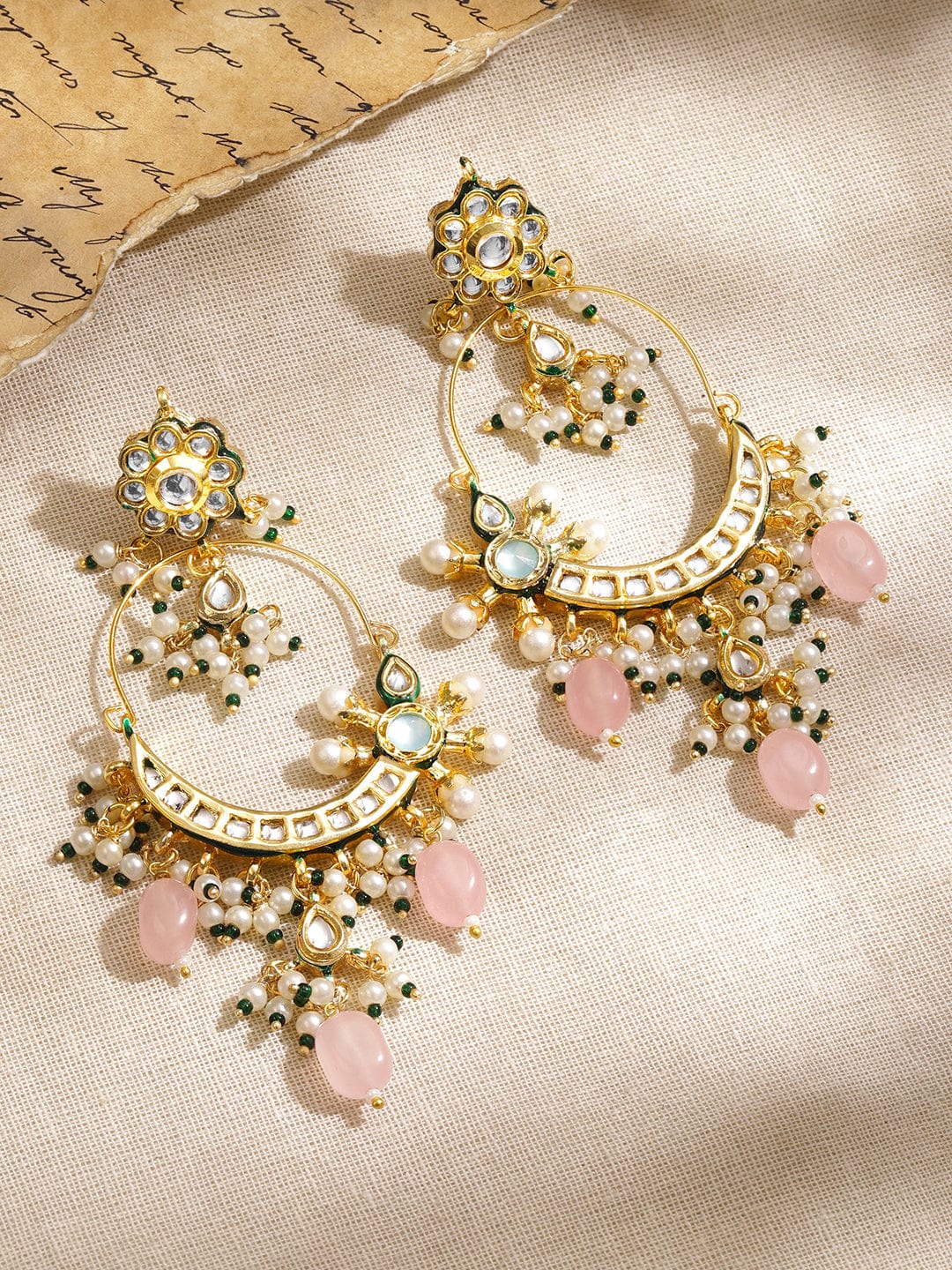 rubans-22k-gold-plated-pachi-kundan-chandbali-earrings-with-rosy-pink-dro (2)