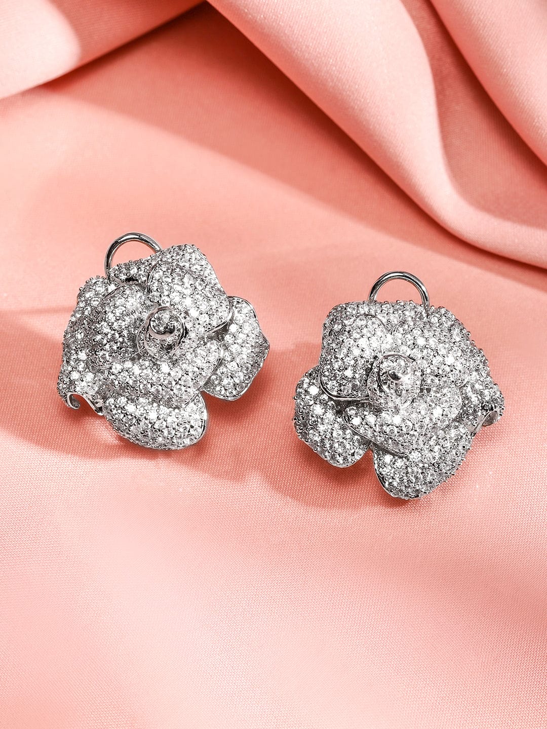 rubans-rhodium-plated-white-cubic-zirconia-studded-3d-floral-rose-design-stud