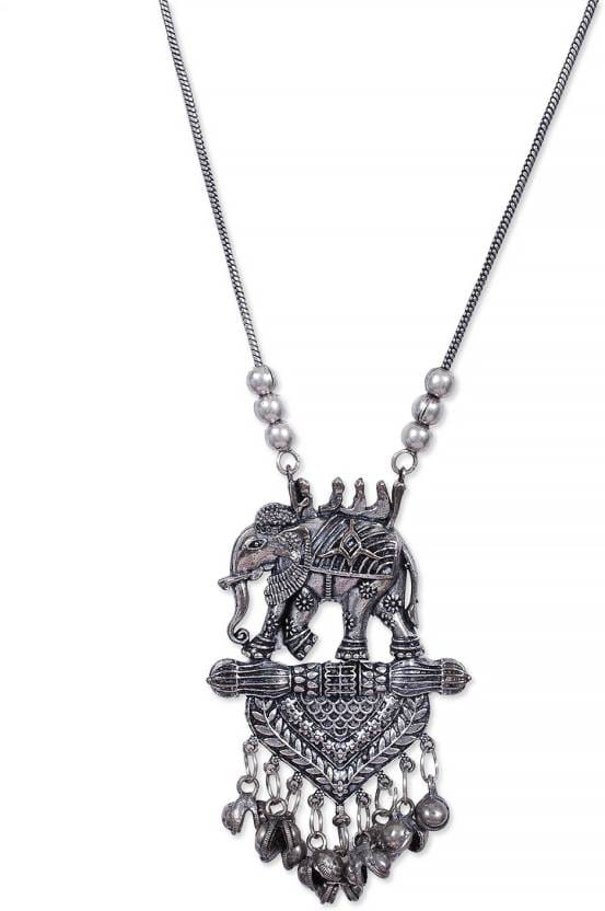 rubans-silver-oxidised-handcrafted-elephant-pendant-necklace-chain-neckla (2)