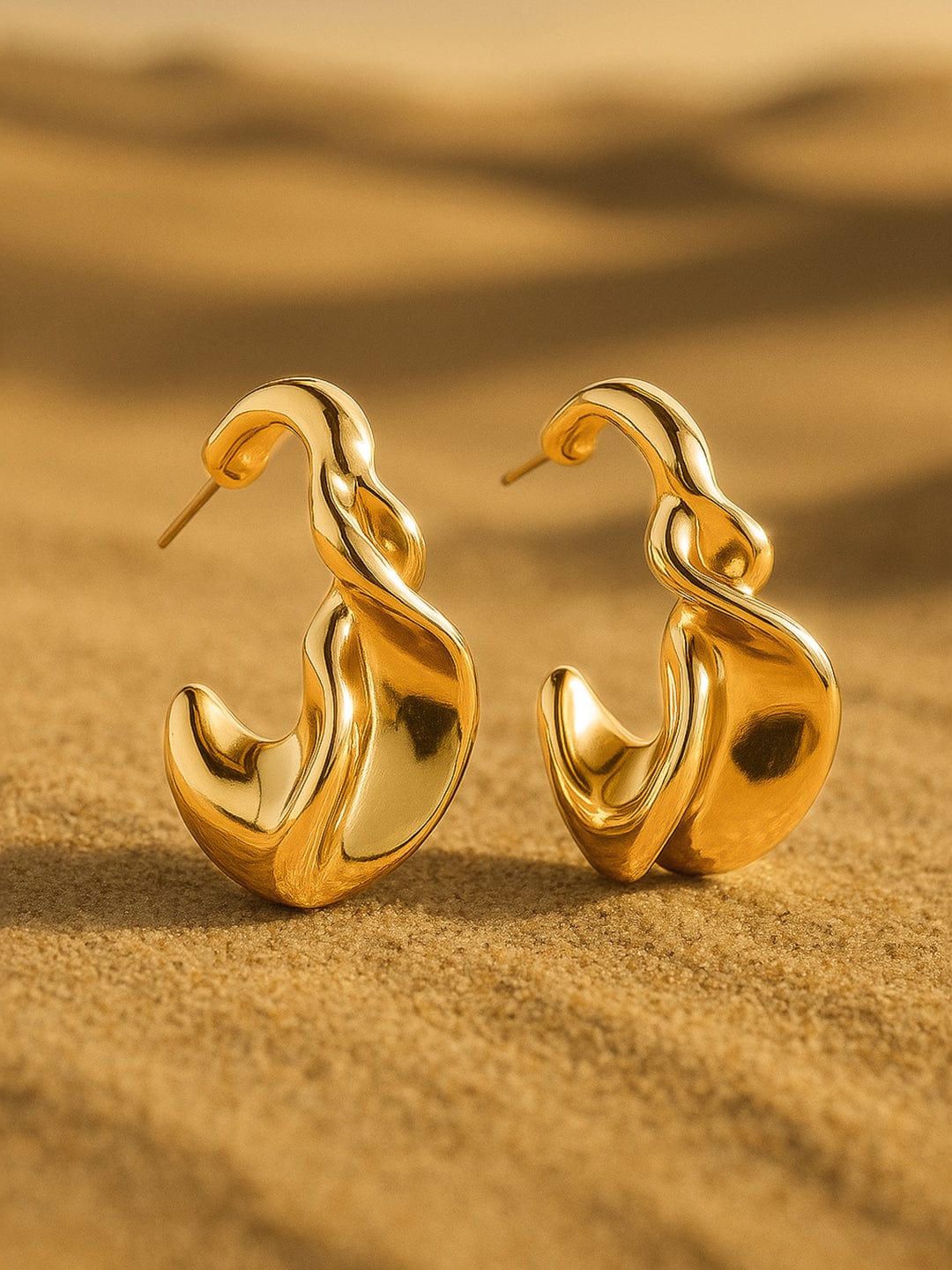 rubans-voguish-gold-plated-circular-half-hoop-earrings-hoop-earrings-11749557